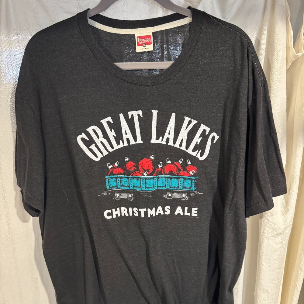HOMAGE | Great Lakes Christmas Ale | Men's Short Sleeve T Shirt | 3XL